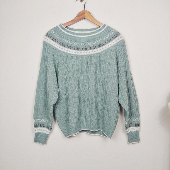 Vintage Sweaters - Pistachio Vintage Sweater